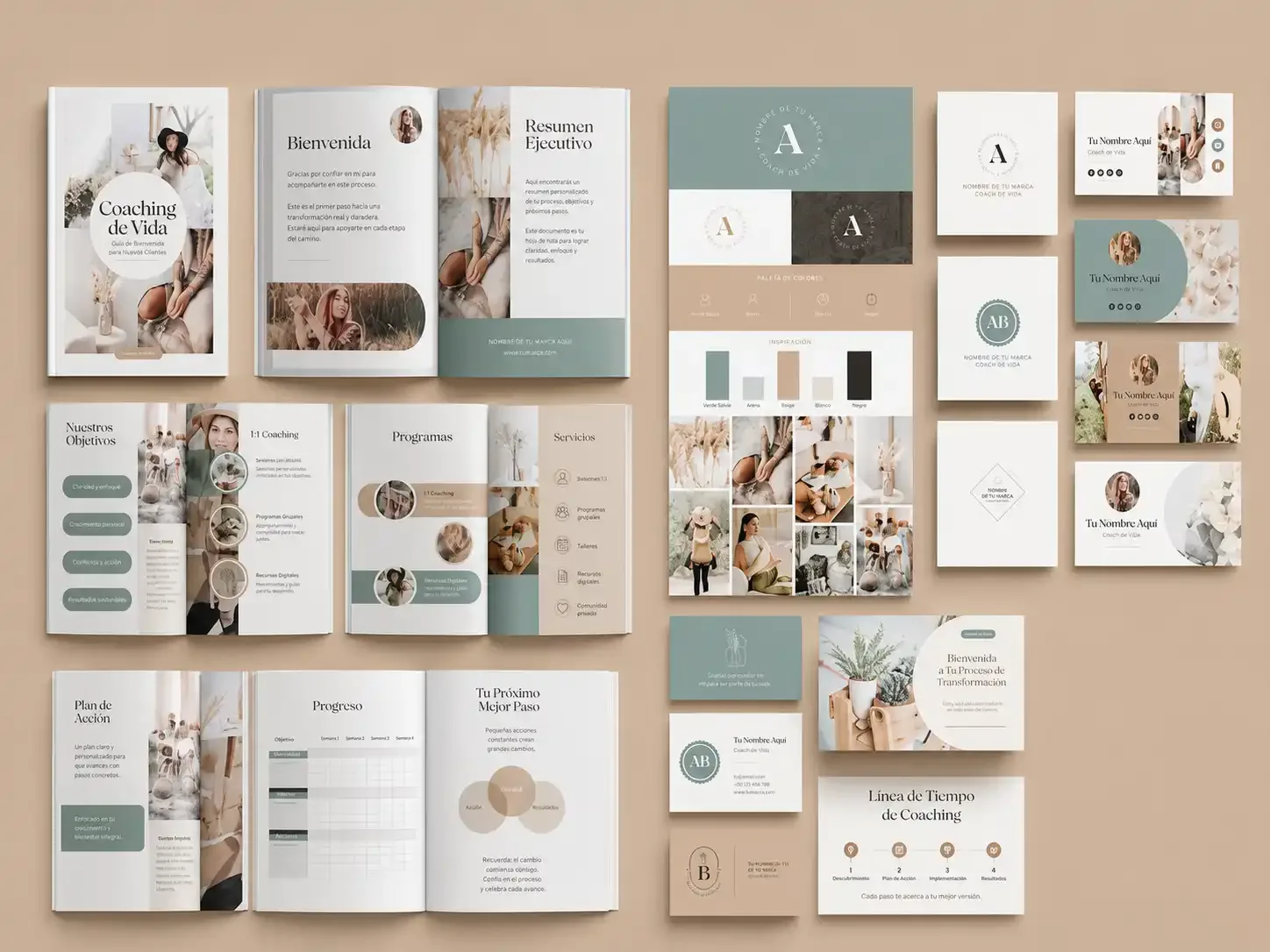 Plantillas de branding y marca personal