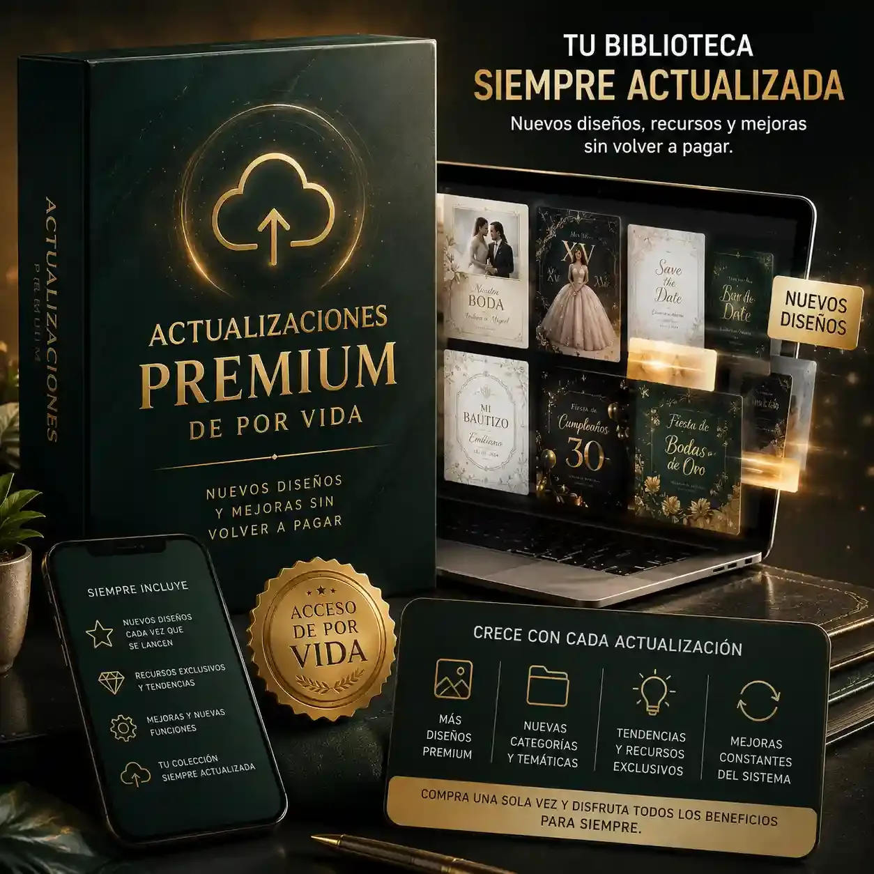 Actualizaciones Premium de por Vida