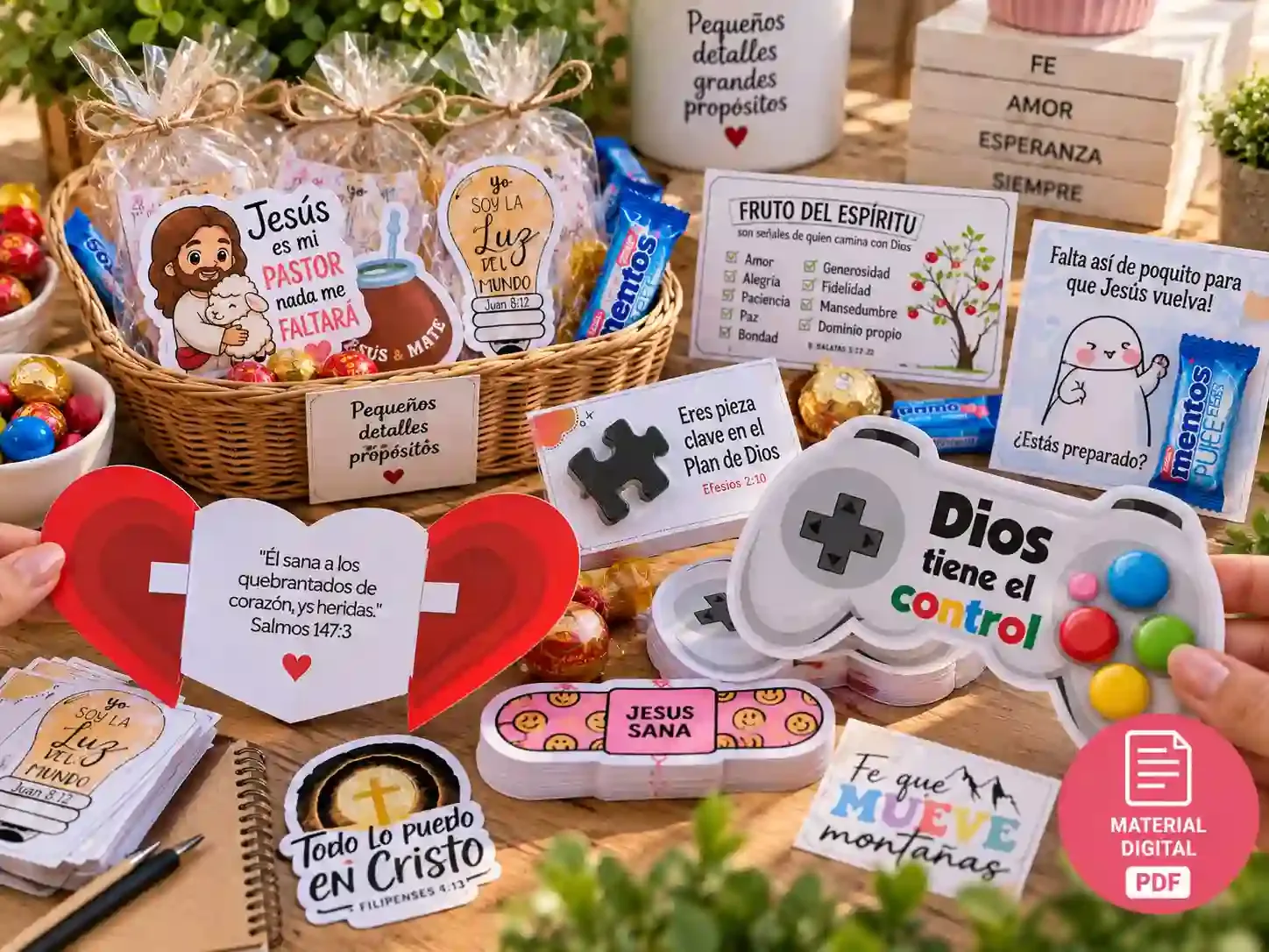 Más de 100 diseños cristianos listos para imprimir y entregar hoy mismo