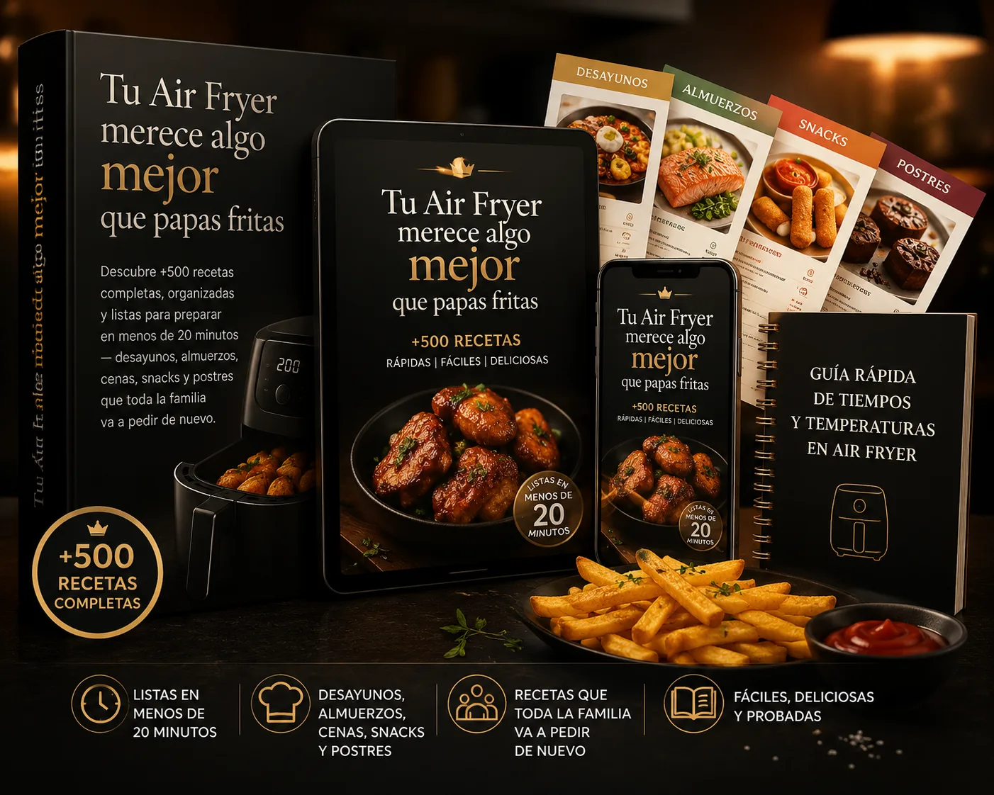 Tu AirFryer merece algo mejor que papas fritas