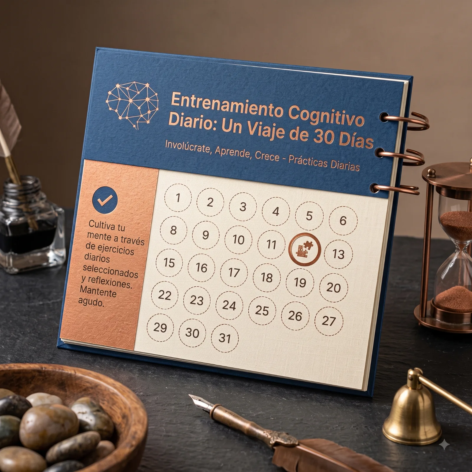 Calendario de 30 Días de Ejercicios Cognitivos